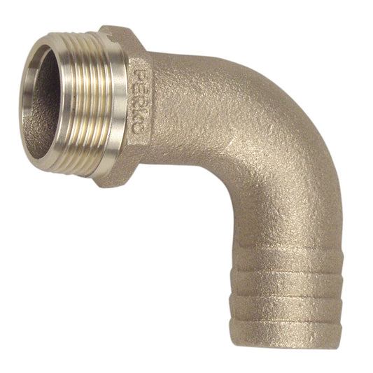 Perko 2" Pipe to Hose Adapter 90 degree Bronze MADE IN THE USA [0063009PLB]