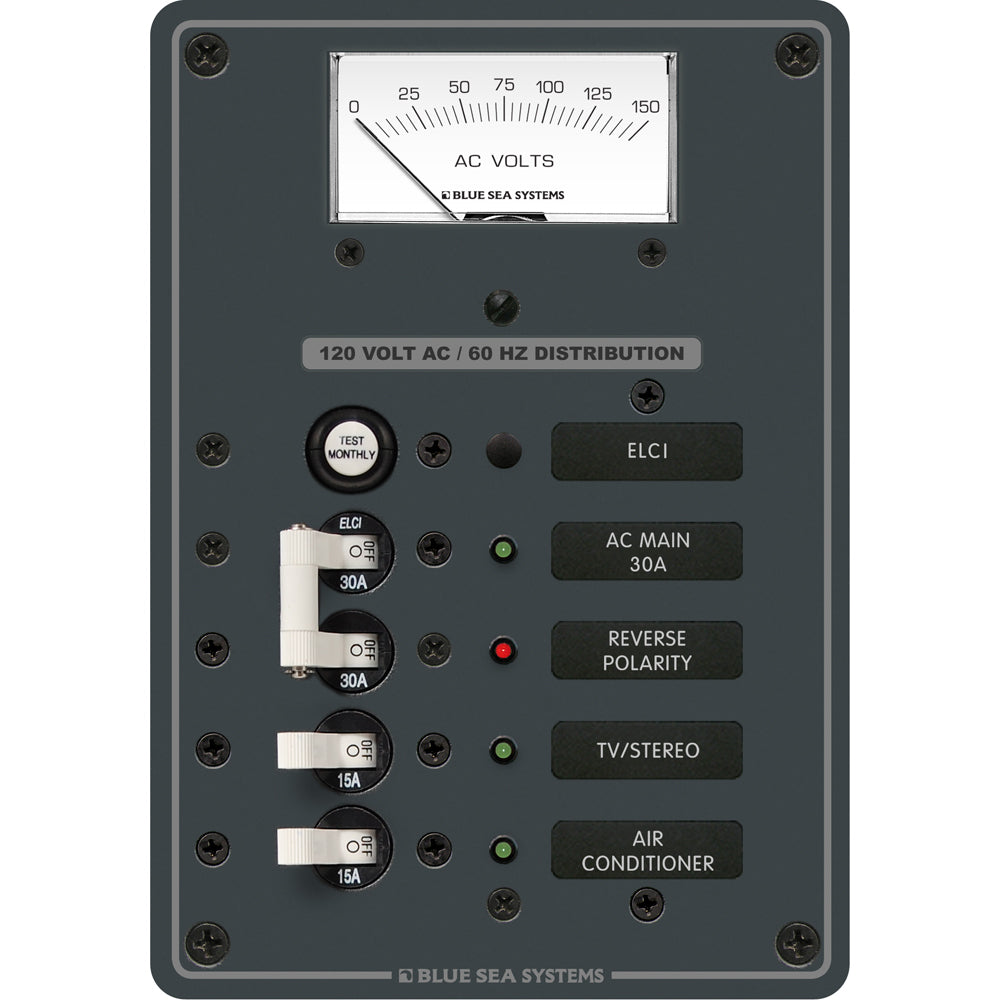 Blue Sea 8102 ELCI GFCI Panel AC 2 Position [8102]