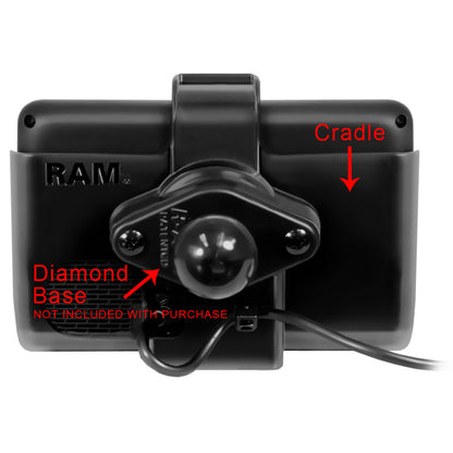 RAM Mount Cradle f/Garmin dezl Series [RAM-HOL-GA43U]