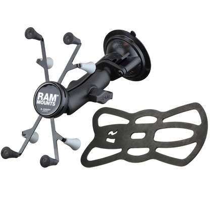 RAM Mount Twist Lock Suction Cup Base w/Universal X-Grip II [RAM-B-166-UN8U]