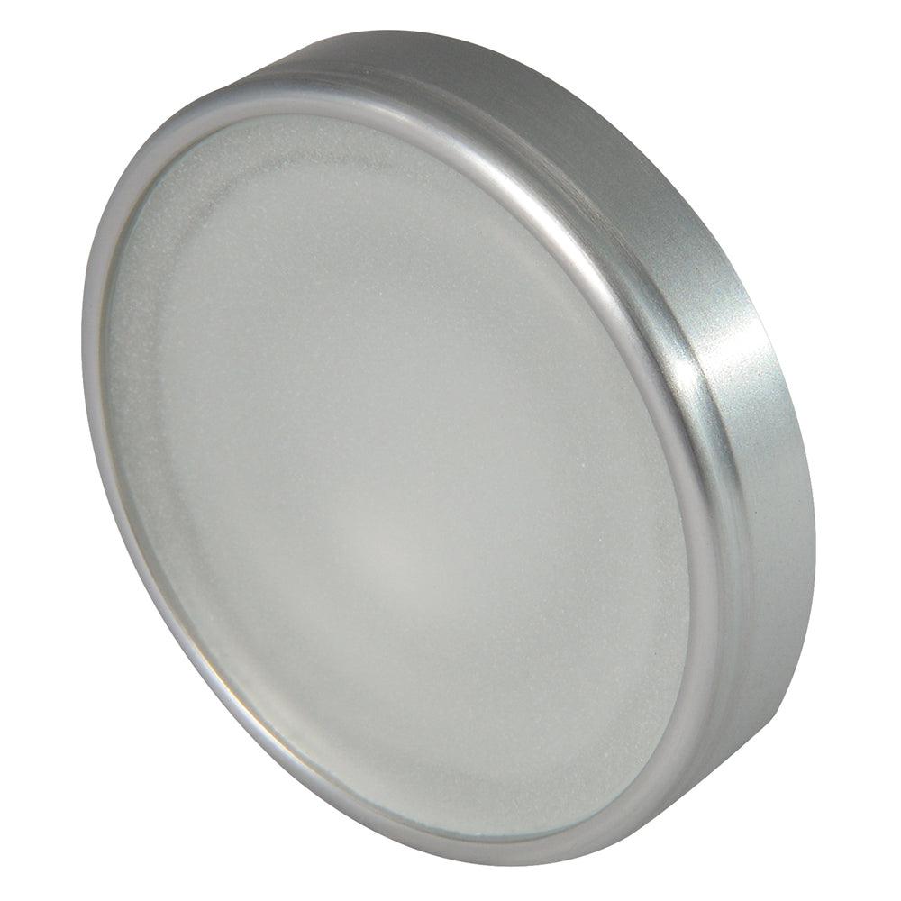 Lumitec Halo - Flush Mount Down Light - Brushed Finish - 2-Color White/Blue Dimming [112801]