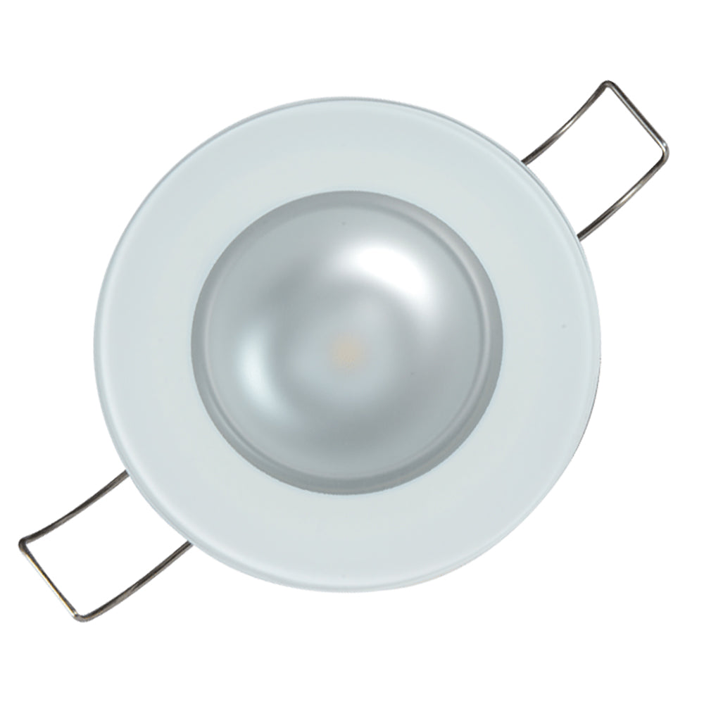 Lumitec Mirage - Flush Mount Down Light - Glass Finish/No Bezel - 2-Color White/Red Dimming [113192]