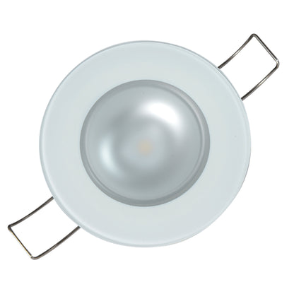 Lumitec Mirage - Flush Mount Down Light - Glass Finish/No Bezel - 2-Color White/Red Dimming [113192]
