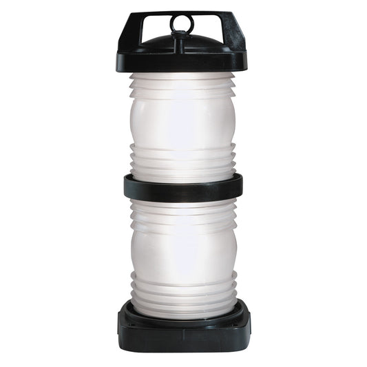 Perko Double Lens Navigation Light - Masthead Light - Black Plastic, White Lens [1365E00BLK]