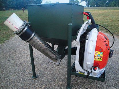 Outback Wildlife Feed Delivery Systems Amigo Air-Driven Feed System | Blower Model Stihl BR600 | 7' Wide x 8'10" Tall Trailer