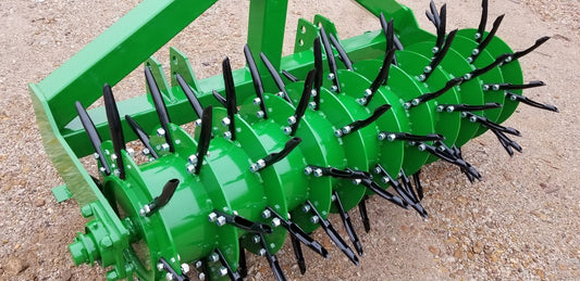 4, 5, and 6 Foot Core Plug Aerator with 3 Point Hitch or Pull Tongue for Food Plot