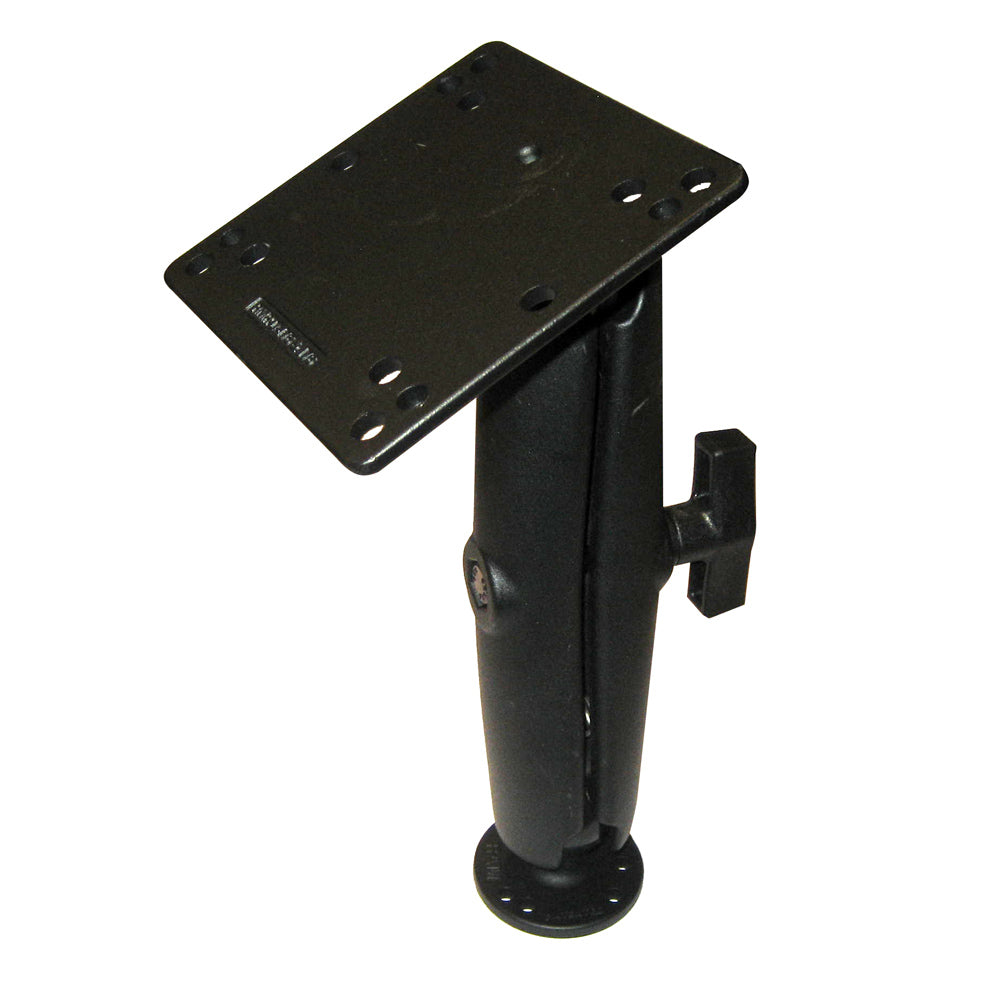 RAM Mount 4.75" Square Base VESA Plate 75mm and 100mm Hole Patterns w/Long Surface Mount [RAM-101U-D-246]