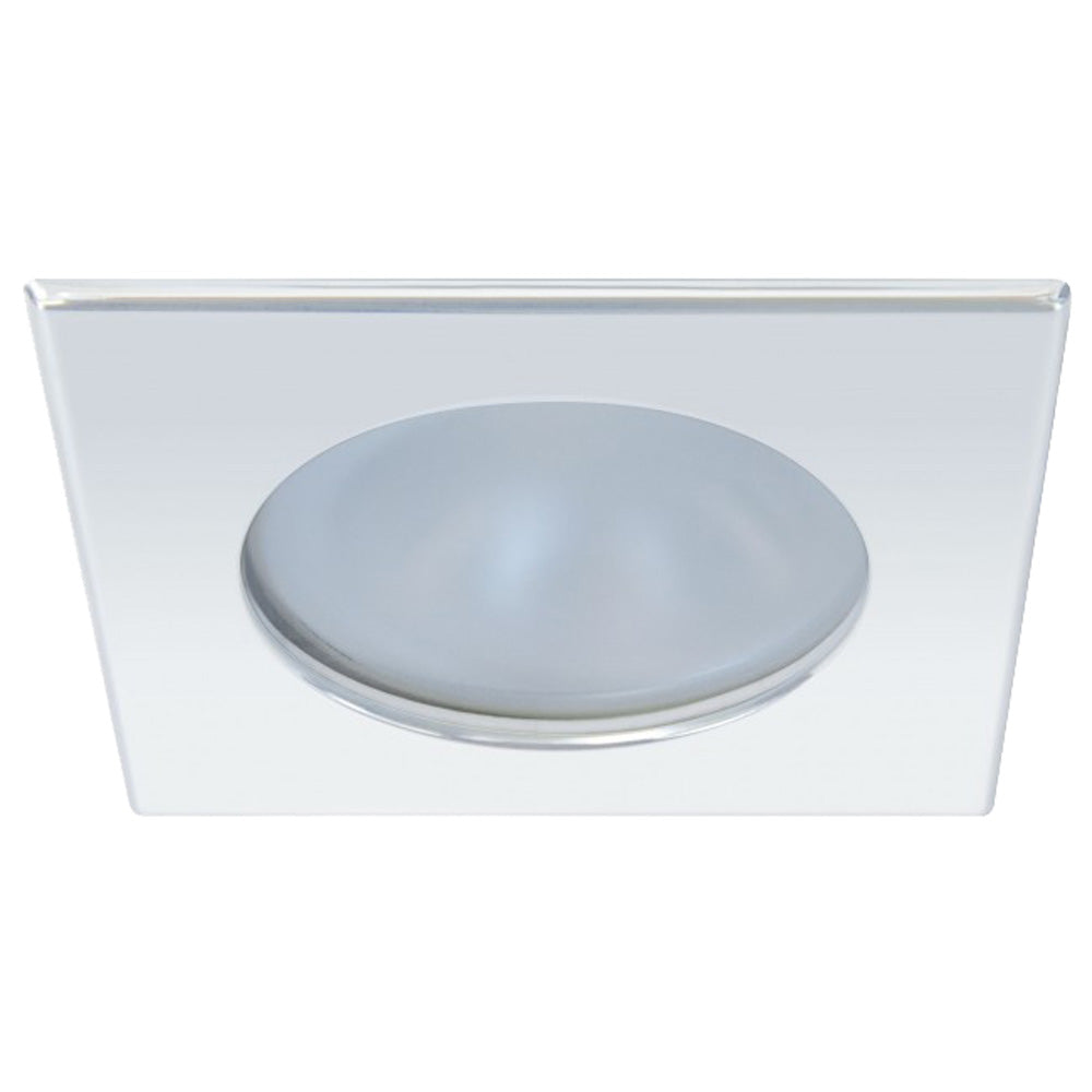 Quick Blake XP Downlight LED -  4W, IP66, Screw Mounted - Square Stainless Bezel, Round Warm White Light [FAMP3022X02CA00]