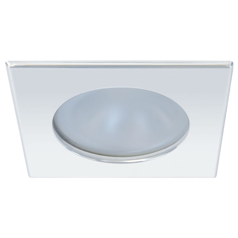 Quick Blake XP Downlight LED -  6W, IP66, Screw Mounted - Square Stainless Bezel, Round Warm White Light [FAMP3022X12CA00]