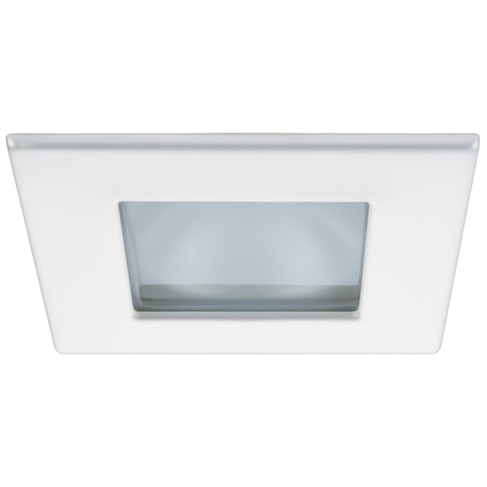 Quick Marina XP Downlight LED - 4W, IP66, Spring Mounted - Square White Bezel, Square Warm White Light [FAMP2992B02CA00]