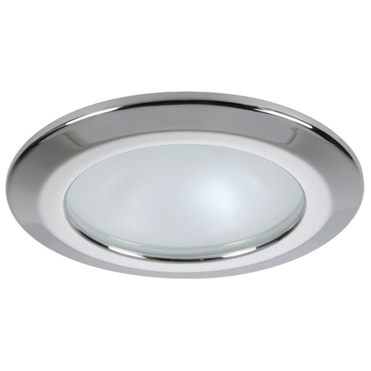 Quick Kor XP Downlight LED - 4W, IP66, Screw Mounted - Round Stainless Bezel, Round Warm White Light [FAMP3262X02CA00]