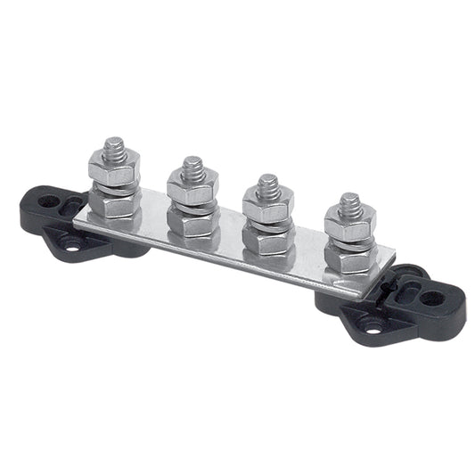 BEP Pro Installer Bus Bar - 4 Way - 150A - 1/4" Studs [BB-4S-150A/DSP]