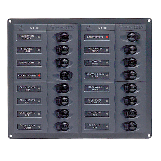 BEP DC Panel - 16-Way - No Meter [904NM]