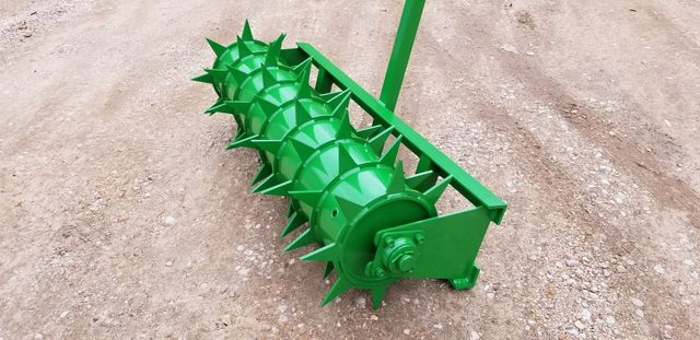 5 Foot Spike Aerator with 3 Point Hitch or Pull Tongue with 3/8 Thick Spikes