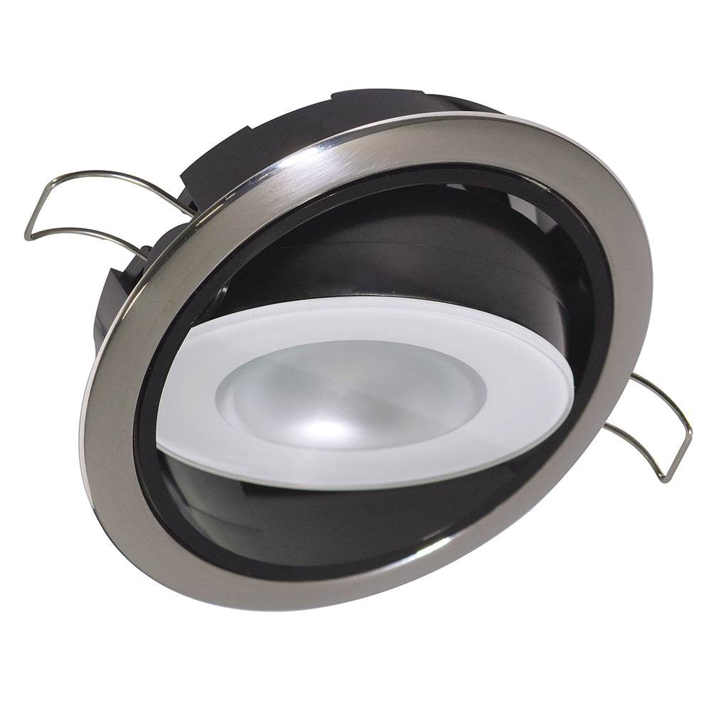 Lumitec Mirage Positionable Down Light - Warm White Dimming - Hi CRI - Polished Bezel [115119]