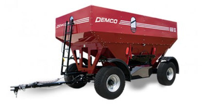 Demco | Gravity Flow Grain Wagon | Models 500 SS, 650 SS, 750 SS | Width 106" To 108" | Bushel Capacity 500 To 750 bu. | Spindles Size 3.5" | Horsepower 80 To 250 HP | For Tractor