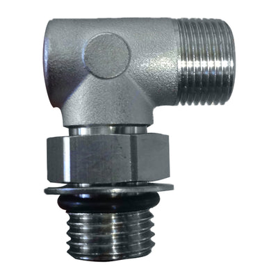 Uflex90 Adjustable Fitting f/Back of UP Series Helms - ORB 6 to 3/8