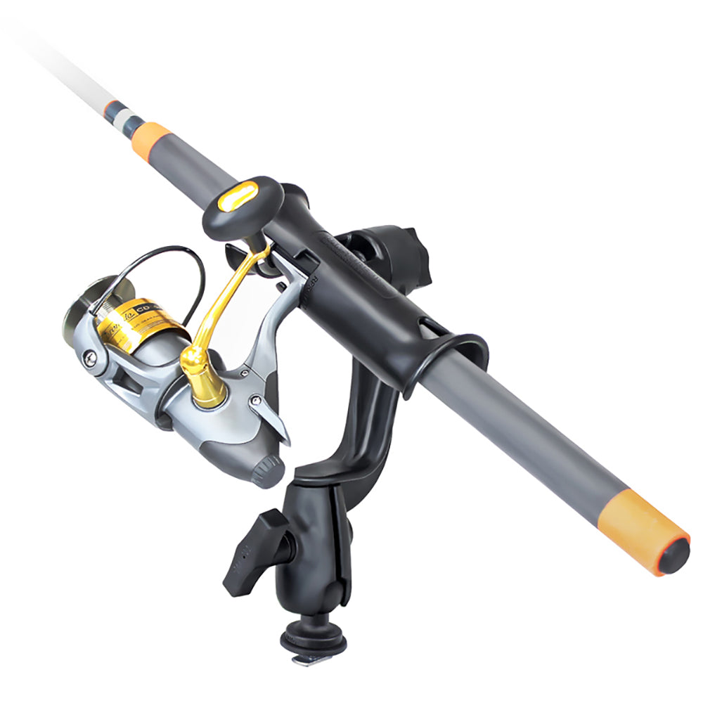 RAM Mount RAM Tube Jr Fishing Rod Holder with RAMROD Revolution RatchetSocket System and Track Ball Base RAP390RBTRA1U – Ripping It Outdoors