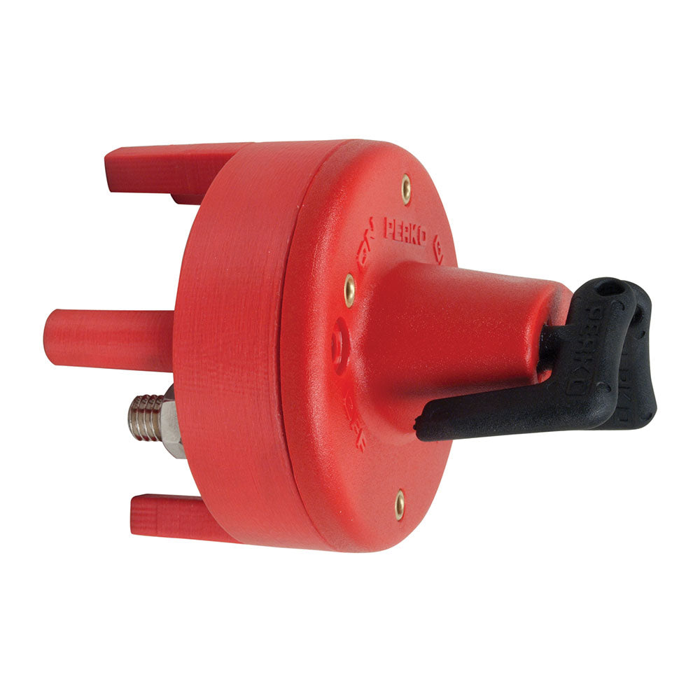 Perko Dual Battery Switch w/Mounting Ring  Legs - Bulkhead Mount [8521DP]