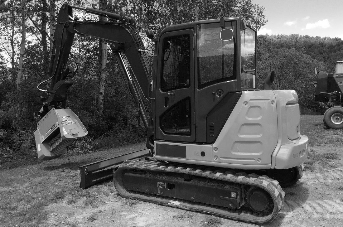 BAUMALIGHT MX530/C530 D004560 MULCHER EXCAVATOR 12,000LBS-18,000LBS WACKER NEUSON ET65 30" CUTTING WIDTH For Excavator