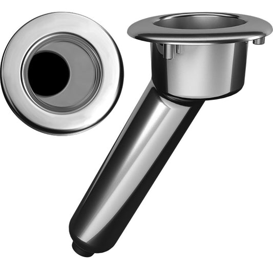 Mate Series Elite Screwless Stainless Steel 30 Rod  Cup Holder - Drain - Round Top [C1030DS]