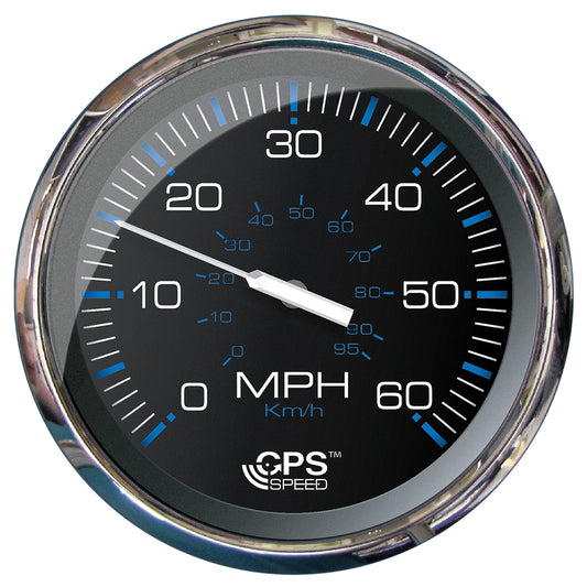 Faria Chesapeake Black 5" Studded Speedometer - 60 MPH (GPS) [33761]