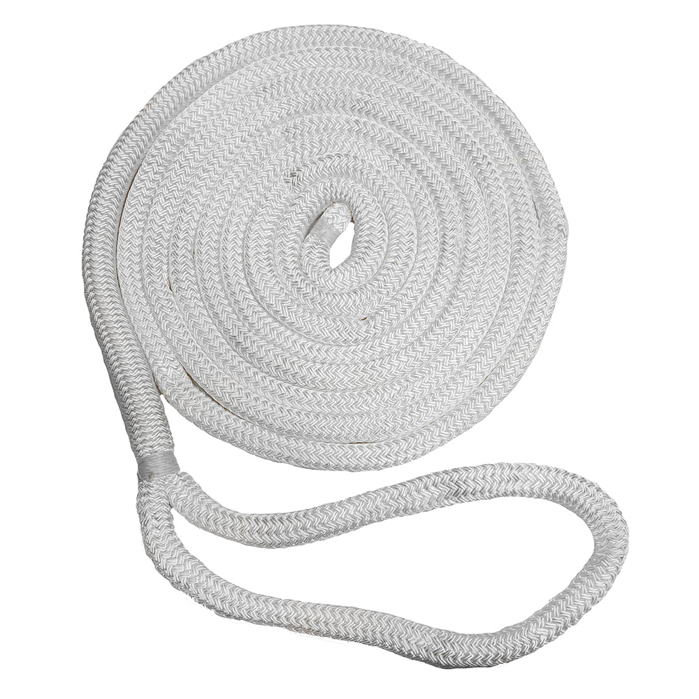 New England Ropes 3/4" Double Braid Dock Line - White - 35 [C5050-24-00035]