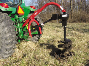 Worksaver | 3-Point PTO Post Hole Digger | Model 300 To 925 Series | Auger Size Up to 30
