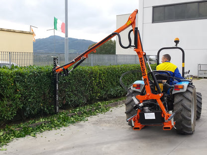 Tifermec Boom Mower Hedge Cutter | Model MTS 370 - MTS 260 | Max Reach 5' 2" - 17' 5" | 3-PT | For Tractor