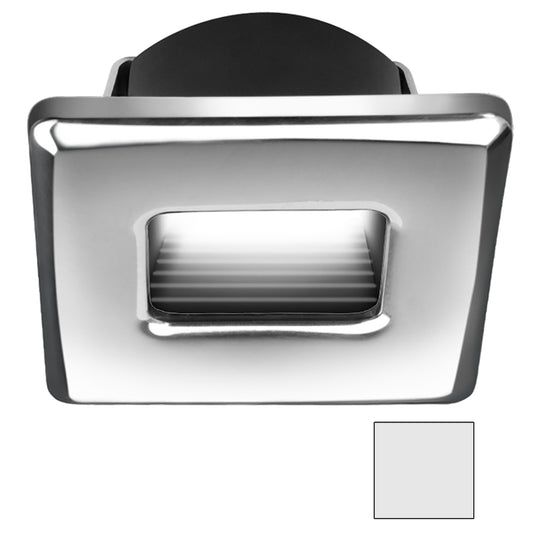 i2Systems Ember E1150Z Snap-In - Polished Chrome - Square - Cool White Light [E1150Z-12AAH]