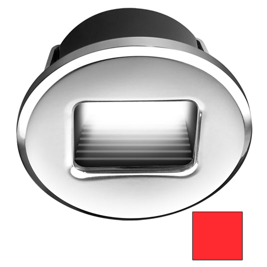 i2Systems Ember E1150Z Snap-In - Polished Chrome - Round - Red Light [E1150Z-11H]