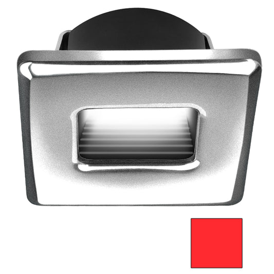 i2Systems Ember E1150Z Snap-In - Brushed Nickel - Square - Red Light [E1150Z-42H]