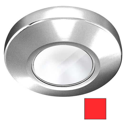 i2Systems Profile P1100 1.5W Surface Mount Light - Red - Brushed Nickel Finish [P1100Z-41H]