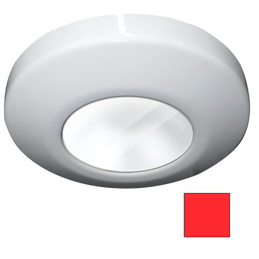 i2Systems Profile P1100 1.5W Surface Mount Light - Red - White Finish [P1100Z-31H]