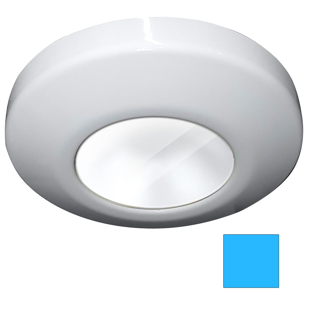 i2Systems Profile P1100 1.5W Surface Mount Light - Blue - White Finish [P1100Z-31E]