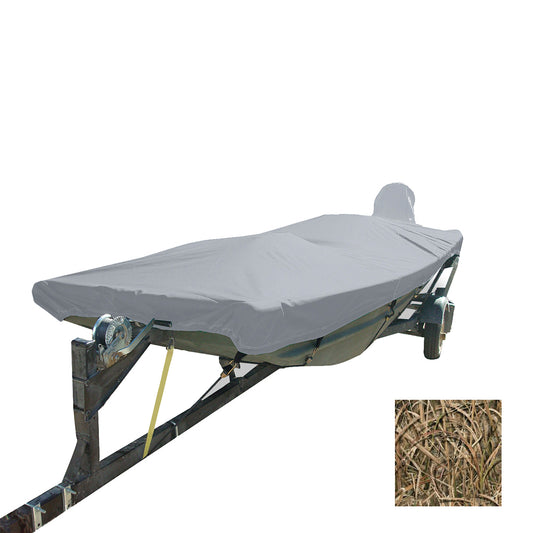 Carver Performance Poly-Guard Styled-to-Fit Boat Cover f/14.5 Open Jon Boats - Shadow Grass [74201C-SG]