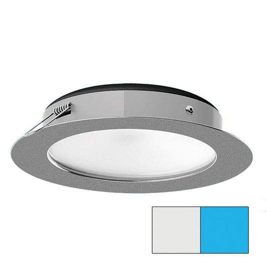 i2Systems Apeiron Pro XL A526 - 6W Spring Mount Light - Cool White/Blue - Brushed Nickel Finish [A526-41AAG-E]