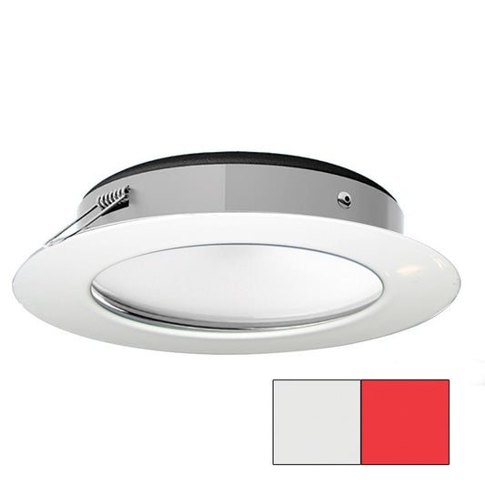 i2Systems Apeiron Pro XL A526 - 6W Spring Mount Light - Cool White/Red - White Finish [A526-31AAG-H]