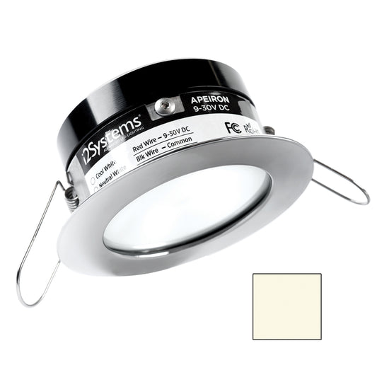 i2Systems Apeiron A503 3W Spring Mount Light - Neutral White - Polished Chrome Finish [A503-11BBD]