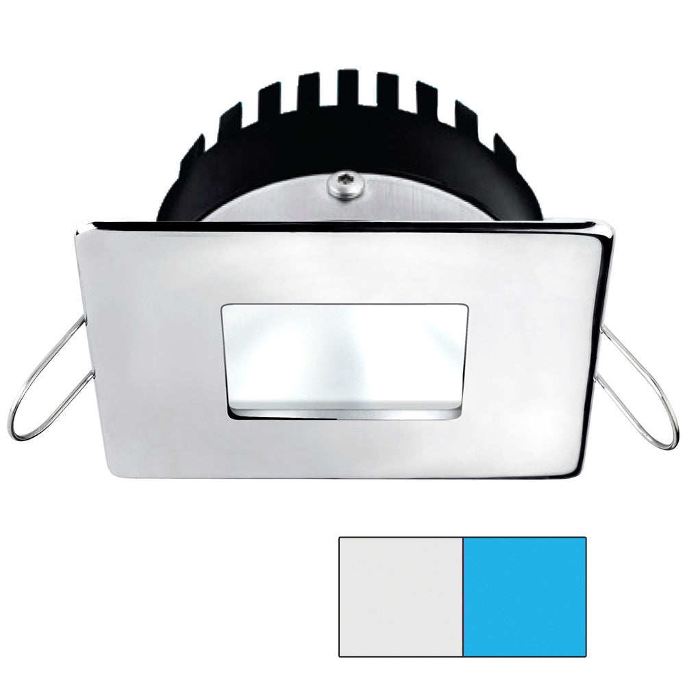 i2Systems Apeiron PRO A506 6W Spring Mount Light - Square/Square - Cool White  Blue - Polished Chrome Finish [A506-14AAG-E]