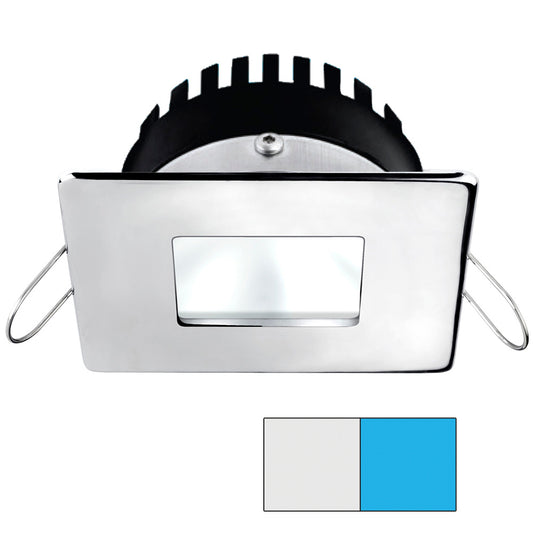 i2Systems Apeiron PRO A506 6W Spring Mount Light - Square/Square - Cool White  Blue - Polished Chrome Finish [A506-14AAG-E]