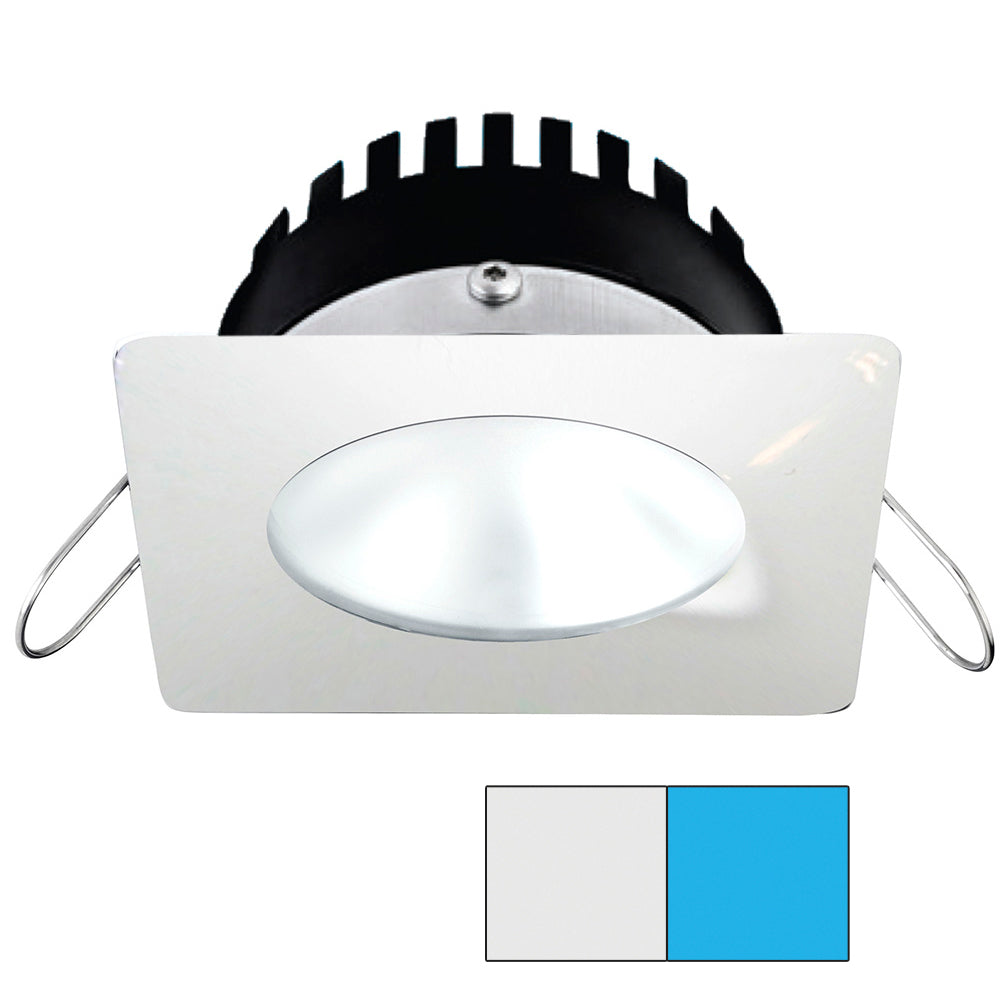 i2Systems Apeiron PRO A506 - 6W Spring Mount Light - Square/Round - Cool White  Blue - White Finish [A506-32AAG-E]