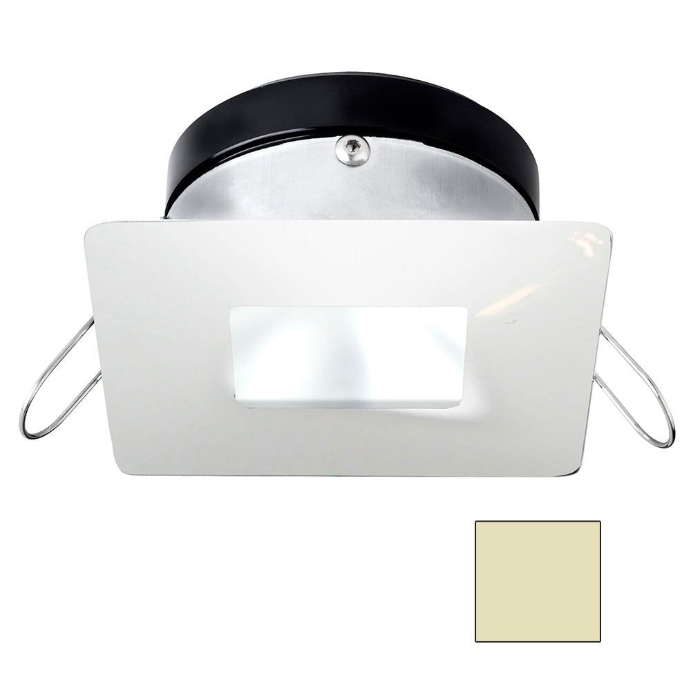 i2Systems Apeiron A1110Z - 4.5W Spring Mount Light - Square/Square - Warm White - White Finish [A1110Z-34CAB]