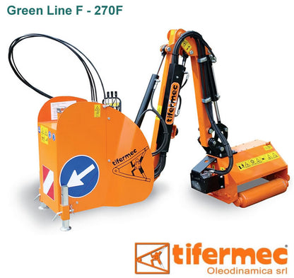 TIFERMEC Boom Mower With Cutting Flail Head For Tractor