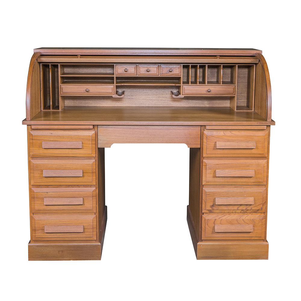 Whitecap Roll Top Desk (Oiled) - Teak [60075]