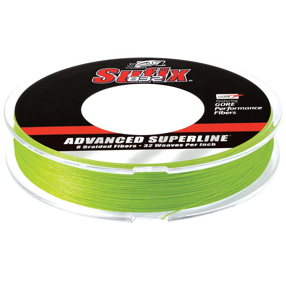 Sufix 832 Advanced Superline Braid - 6lb - Neon Lime - 300 yds [660-106L]