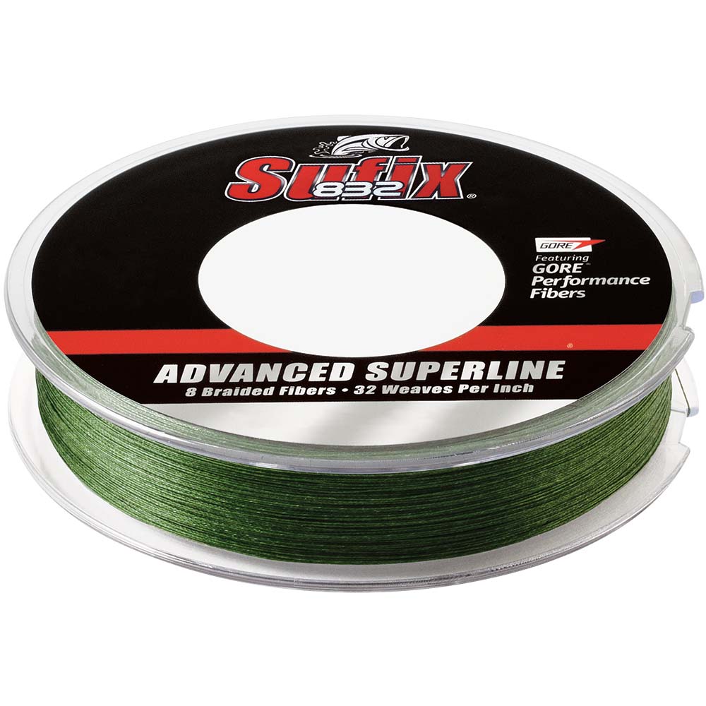 Sufix 832 Advanced Superline Braid - 10lb - Low-Vis Green - 300 yds [660-110G]