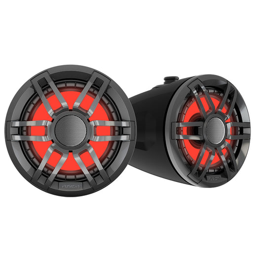 Fusion XS Series - 6.5" Marine Wake Tower Speakers w/RGB - Grey [010-02583-01]