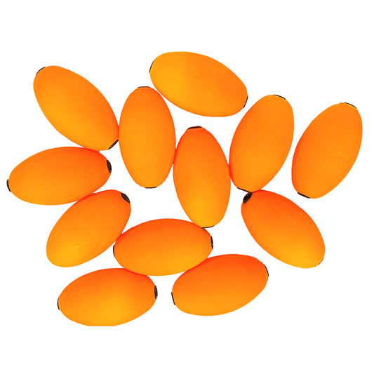 Tigress Oval Kite Floats - Orange *12-Pack [88961-3]