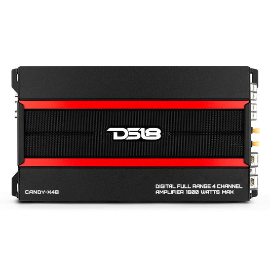 DS18 Audio Candy-X4B 4 Channel Amplifier - 1600W [CANDY-X4B]